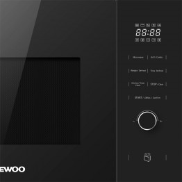 Cuptor cu microunde incorporabil Daewoo KOC-25GB-1, putere 900 W, capacitate 25 l, 8 programe predefinite, timer, avertizare sonora, negru